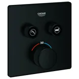 Grohe Grohtherm Smartcontrol Duschthermostat eckig für 2 Verbraucher matt black 291242430