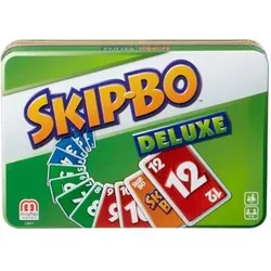 MATTEL L3671 MATTEL Games Skip-Bo Deluxe Kartenspiel in Metalldose