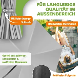 Kesser Ampelschirm Ø 300 cm Grau