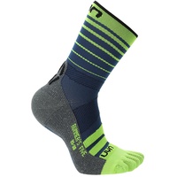 UYN Runner's Five Socks Herren Blue/Yellow fluo 38