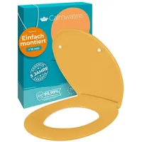 Calmwaters WC-Sitz Curry-Gelb