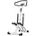 sportnow Stepper Schwarz/Silber 80 x 61 x 134 cm