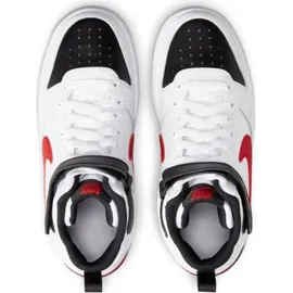 Nike Court Borough Mid 2 Sneaker Kinder white/university red-black 37.5