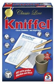 SSP49203 - Classic Line: Kniffel mit großen Würfeln & Block - 2-8 Spieler, ab 8 Jahren (DE-Ausgabe)