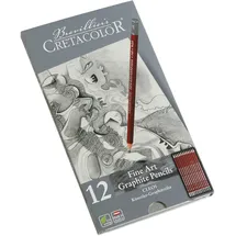 CRETACOLOR CLEOS Fine Art Graphit 12 St. grau