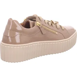 Gabor Plateau Schnürschuhe in gold - Gr.: 38