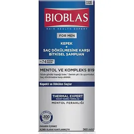 BIOBLAS Thermal Expert Men Shampoo gegen Schuppen & Haarausfall 360 ml