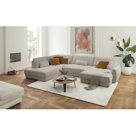 Lounge Collection Wohnlandschaft Chenille 3-Sitzer Beige