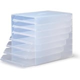 Durable IDEALBOX transparent 1712000400, DIN C4 mit 7 Schubladen