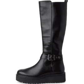 Marco Tozzi Plateaustiefel Damen Schwarz 36