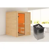 Karibu Sandra inkl. 9 kW Ofen + int. Steuerung