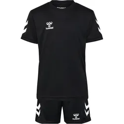 hummel hmlLOGO Sport-Set Trikot+Shorts Kinder 2001 - black 164