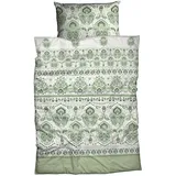 Traumschlaf Meriane Ornamental Grün 135 x 200 cm + 80 x 80 cm