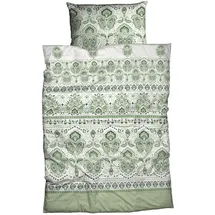 Traumschlaf Meriane Ornamental Grün 135 x 200 cm + 80 x 80 cm