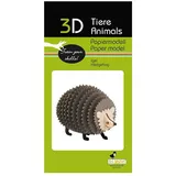 Fridolin 3D Papiermodell - Igel
