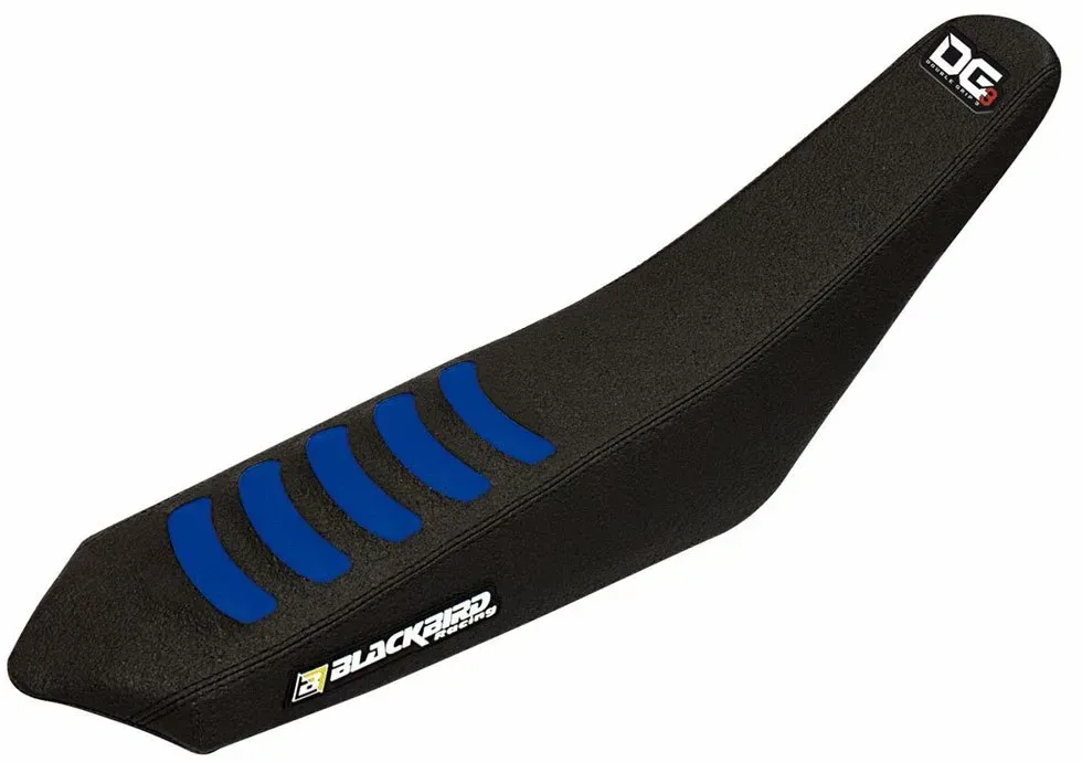 Blackbird Racing Double Grip 3 Sherco Se 250 Sitzbezug - Black / Blue - One Size