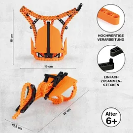DS PRODUKTE cbionic Flexibles Klemmbaustein-System 2-in-1 Skorpionschere 128-tlg.