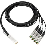 HP HPE 100Gb QSFP28 to SFP28 3m Direct Attach Copper Cable