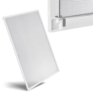 Fliegenschutzgitter mit Aluminiumrahmen - Weiß
