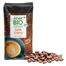 enerBiO Caffè Crema Bio-Kaffeebohnen, Arabicabohnen kräftig, 1,0 kg