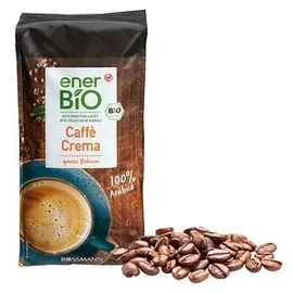 enerBiO Caffè Crema Bio-Kaffeebohnen, Arabicabohnen kräftig, 1,0 kg