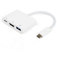 Vivanco 34293 Notebook-Dockingstation & Portreplikator USB 3.2 Gen 1) (3.1 Gen 1) Type-C Weiß,