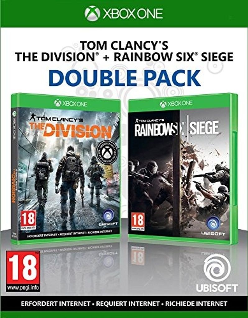 Ubisoft Tom Clancy's Rainbow Six : Siege + Tom Clancy's The Division, Xbox One, M (Reif)