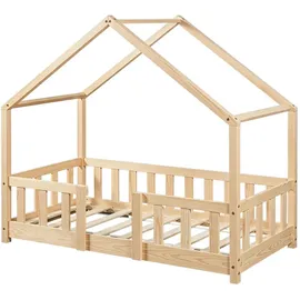 [en.casa] Kinderbett Treviolo 70 x 140 cm Kiefer naturbelassen beige