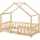 [en.casa] Kinderbett Treviolo 70 x 140 cm Kiefer naturbelassen beige