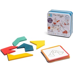 BS Toys Pointy Puzzle - Kartenspiel mit Formen (Italienisch, Deutsch, Französisch, Englisch)