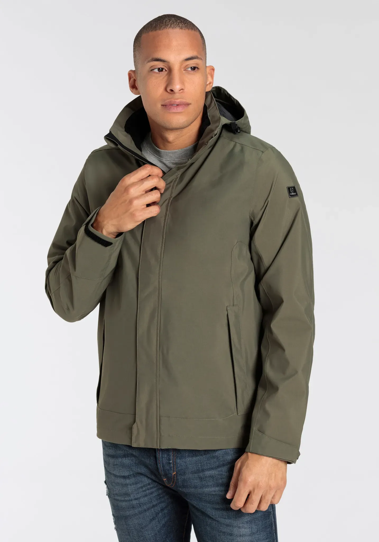 Killtec Outdoorjacke, mit Kapuze Killtec oliv L