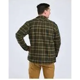 PINEWOOD Pile Overshirt Sweatshirt Dark Green/Bronze L