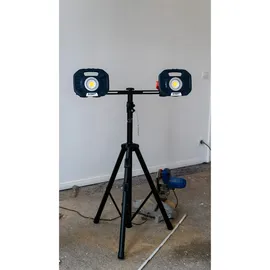 WS24 2x Akku LED-Baustrahler 2.500 Lumen (COB) 25 W inkl. Stativ