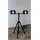 WS24 2x Akku LED-Baustrahler 2.500 Lumen (COB) 25 W inkl. Stativ