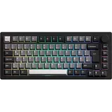 Akko MonsGeek M1 V5 VIA Black & Silver Keyboard, ISO-DE/UK/Nordic layout V3 Piano Pro USB/Bluetooth, DE/UK/ND
