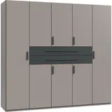 WIMEX Drehtürenschrank Digit 225 x 208 x 58 cm Grau
