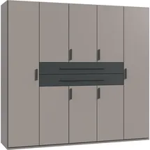 WIMEX Drehtürenschrank Digit 225 x 208 x 58 cm Grau