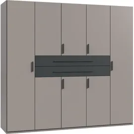WIMEX Drehtürenschrank Digit 225 x 208 x 58 cm Grau