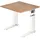 bümö Schreibtisch Nussbaum / Weiß