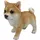 FD Dekofigur Hund Shiba Inu stehend 21 x 20 x 10 cm hellbraun