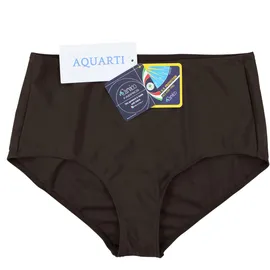 Aquarti Bikini-Hose Damen Braun 38