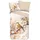 Muller Textil Gloria Blumen Beige 200 x 200 cm + 2 x 80 x 80 cm