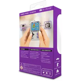 My Arcade Gamer MINI Classic 160 EN 1 GRIS ET Violet