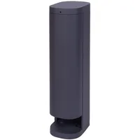 Bold 19448 Volo Garten-Steckdose aussen (Steckdosen-Säule) Anthrazit (2X Schuko