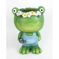 Trendline Pflanztopf Polyresin Frosch 30 x 17 x 21