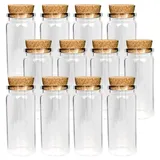 Bestlivings Fläschchen Glas mit Korken 50ml 24er Pack