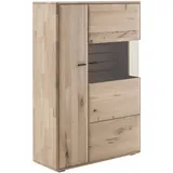 MCA Furniture MCA Highboard Girona Holz Braun Eiche