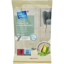 flink & sauber Parkett- & Laminattücher Bodentücher 16 Tücher