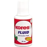 KORES Korrekturmittel Fluid KF66101 20ml Pinsel weiß