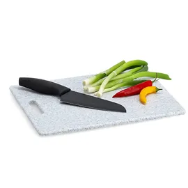 Zeller Schneidebrett Kunststoff 1-tlg. 36,5 x 27,5 cm Hellgrau